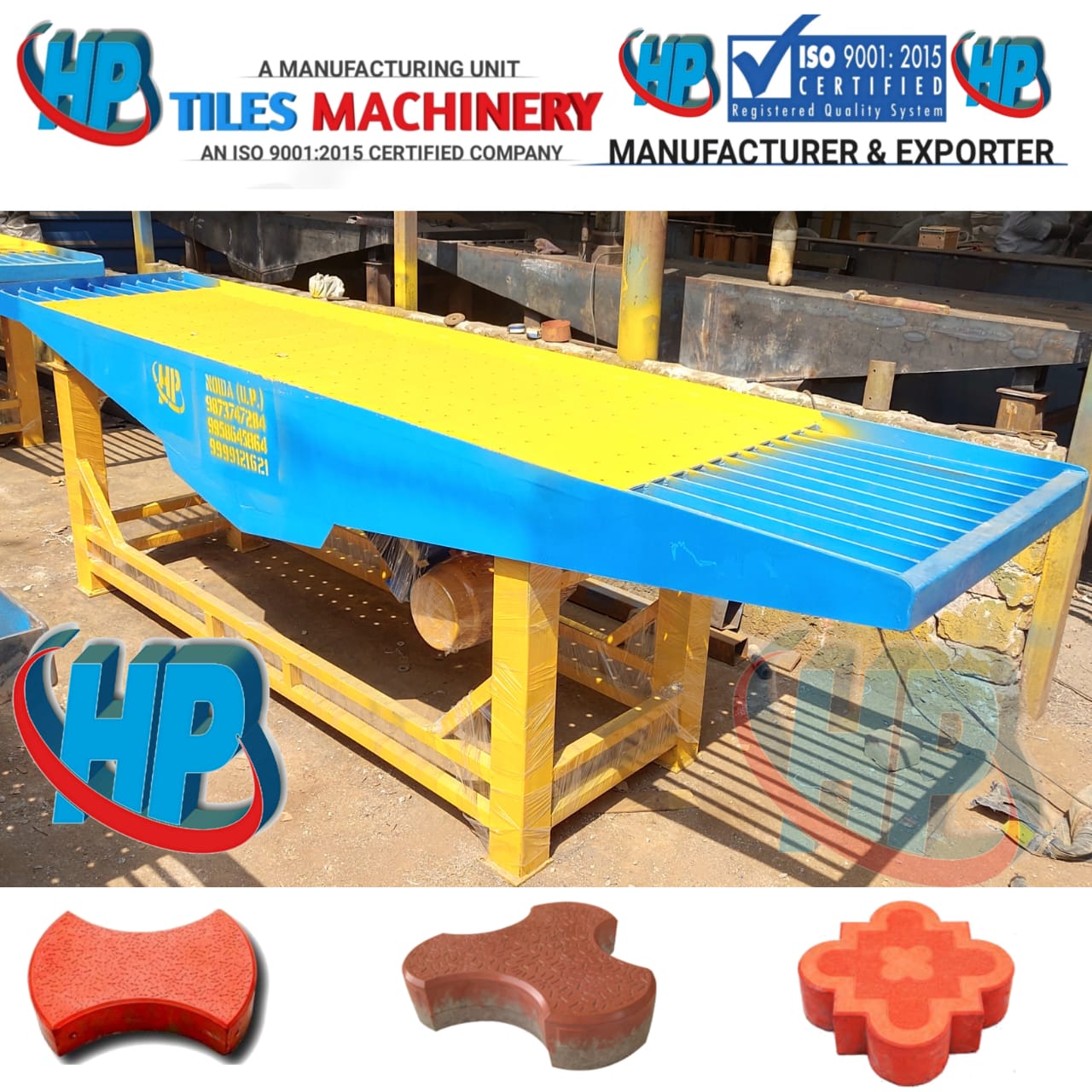 Interlocking Tile Macking Machine in BIHAR Lakhisarai